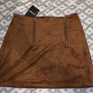Suede Skirt